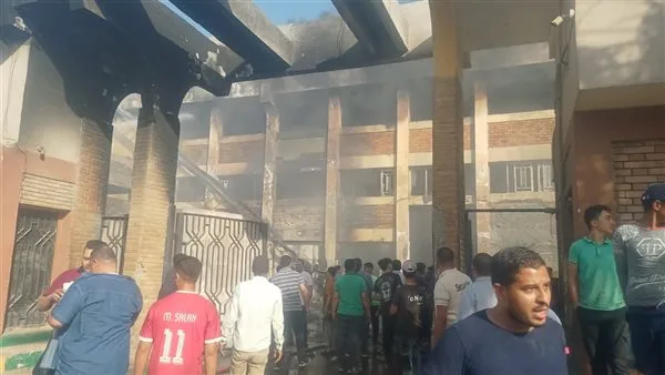أجهزة الأمن تستمع لأقوال الشهود في حريق مصنع البلاستيك بمدينة 6 أكتوبر أجهزة الأمن تستمع لأقوال الشهود في حريق مصنع البلاستيك بمدينة 6 أكتوبر