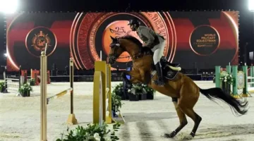 أجواء تنافسية في اليوم الأول لبطولة العالم العسكرية للفروسية على ملاعب العاصمة الإدارية الجديدة