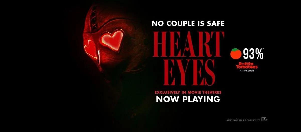 أحداث بين الكوميديا والرعب.. فيلم Heart Eyes في دور العرض المصرية أحداث بين الكوميديا والرعب.. فيلم Heart Eyes في دور العرض المصرية