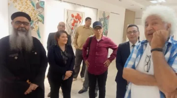 «أرض وسما» في معرض للفنانة الدكتورة جاكلين بشرى بمركز كفر الشيخ الثقافي