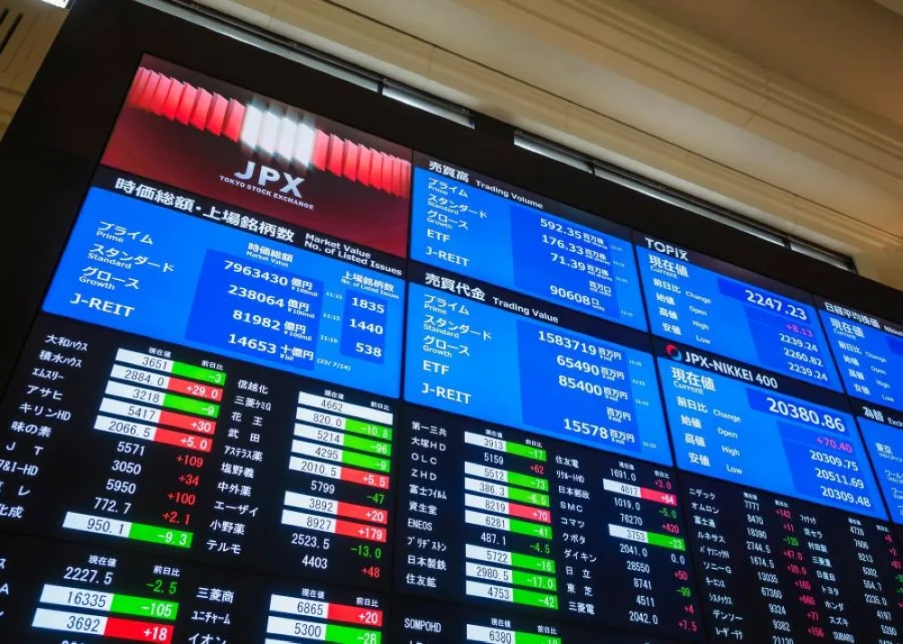 أسواق الأسهم اليابانية تستقر في انتظار توقعات المستثمرين بعد انتهاء موسم الإفصاح عن نتائج الشركات أسواق الأسهم اليابانية تستقر في انتظار توقعات المستثمرين بعد انتهاء موسم الإفصاح عن نتائج الشركات