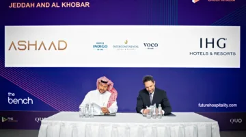 “أشاد” و”IHG” يفتتحان ثلاث فنادق عالمية تحت علامات “إنتركونتيننتال” و”ڤوكو” و”إنديغو”، مضيفين أكثر من 2700 غرفة لتغيير ملامح قطاع الضيافة في المملكة.