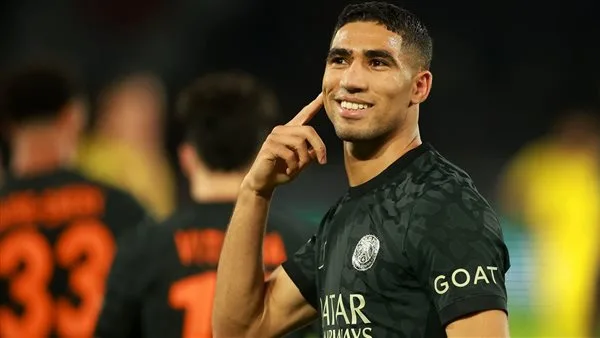 أشرف حكيمي ينال لقب أفضل لاعب أفريقي في الدوري الفرنسي. أشرف حكيمي ينال لقب أفضل لاعب أفريقي في الدوري الفرنسي.