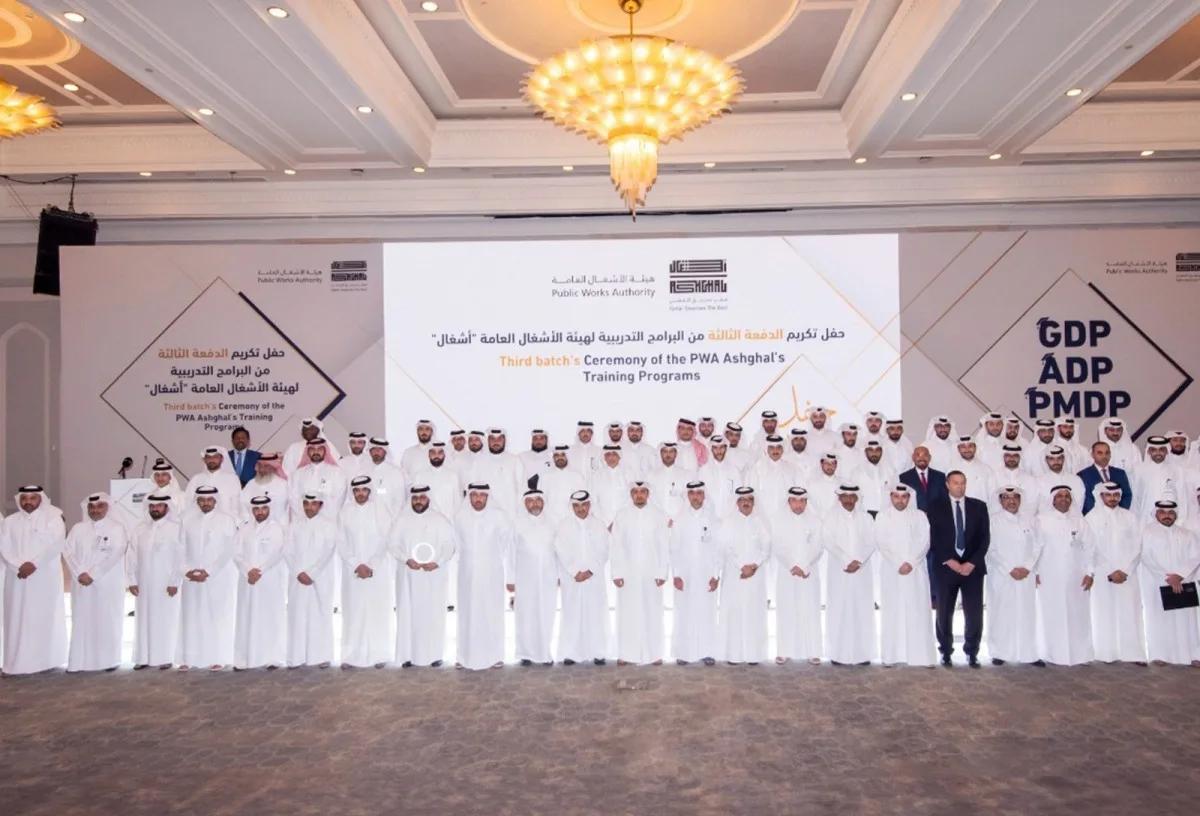 أشغال تحتفل بتخريج الدفعة الثالثة من موظفيها خريجي البرامج التدريبية أشغال تحتفل بتخريج الدفعة الثالثة من موظفيها خريجي البرامج التدريبية