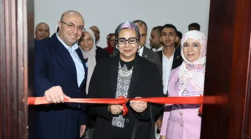 أمل عمار تدشن مركز لمكافحة العنف ضد المرأة في جامعة بني سويف التكنولوجية