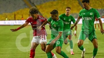 أهداف مباراة الأهلي والمصري في الدوري.. طاهر محمد طاهر يسجل الثاني