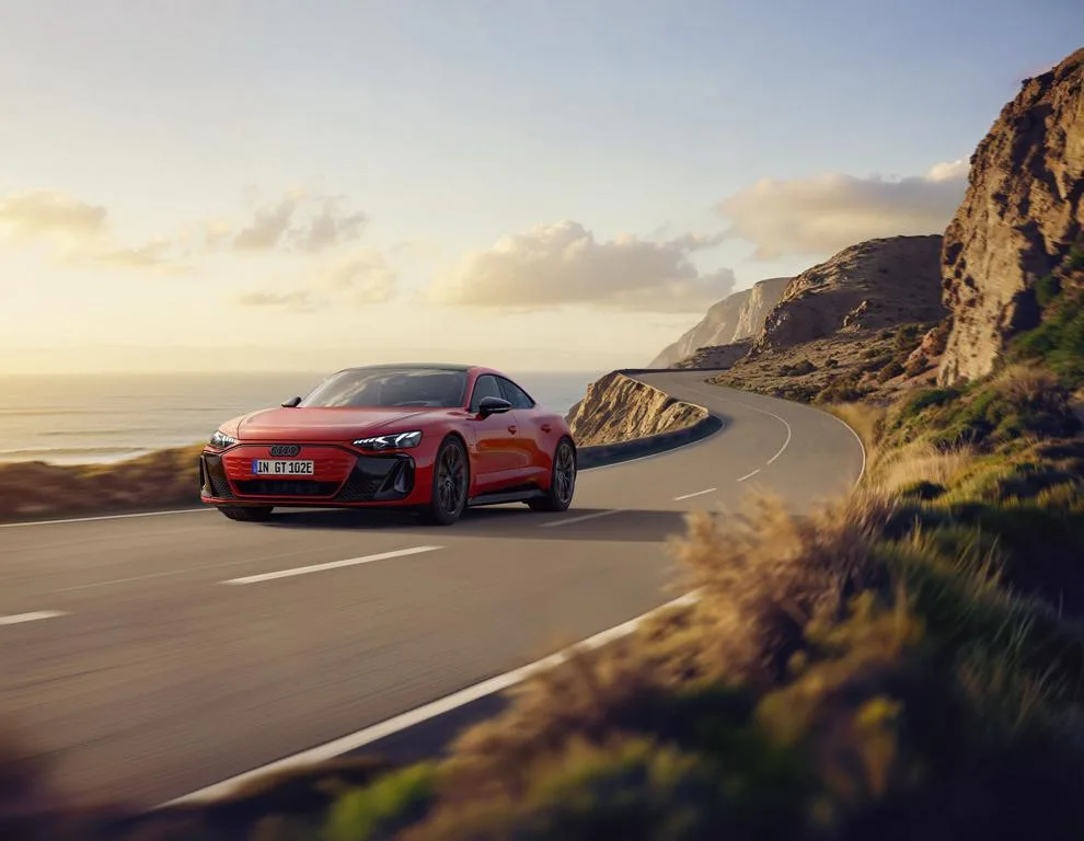أودي تقدم سياراتها الكهربائية E-Tron GT Quattro أودي تقدم سياراتها الكهربائية E-Tron GT Quattro