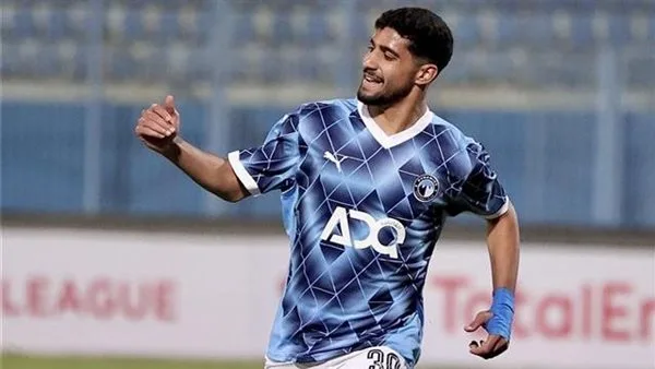 إبراهيم عادل يسجل الهدف الأول ليفتتح التسجيل لبيراميدز ضد الزمالك