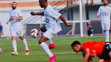 إبراهيم عادل يُسجل هدف بيراميدز الأول أمام فاركو