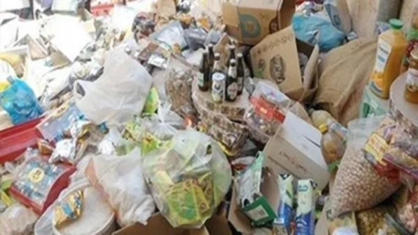 إحباط تهريب 4 أطنان من المواد الغذائية و400 كرتونة زيت بلا تصريح في المنوفية