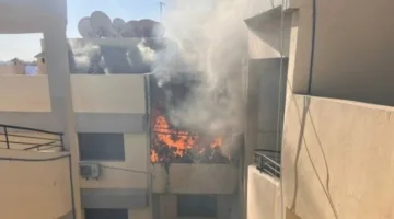 إخماد حريق في شقة سكنية بالخصوص دون حدوث إصابات