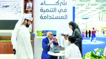 إشادات كبيرة بجناح وزارة البيئة في معرض الكتاب بالدوحة