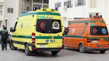 إصابة أحد أفراد الأمن بسبب سقوط بوابة حديدية في المنطقة الصناعية بأكتوبر