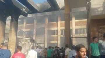 الحماية المدنية تدفع بـ 3 خزانات مياه للسيطرة على حريق مصنع أكتوبر