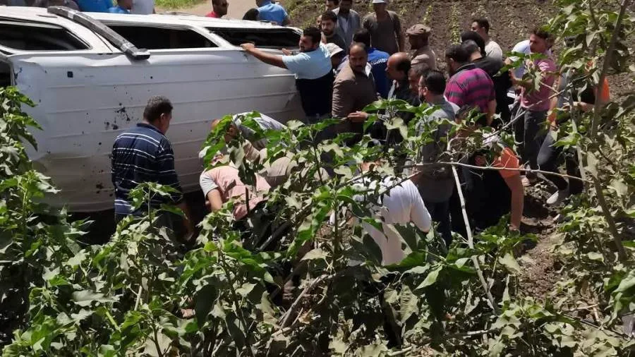 إصابة 6 أفراد نتيجة انقلاب ميكروباص في الشرقية إصابة 6 أفراد نتيجة انقلاب ميكروباص في الشرقية