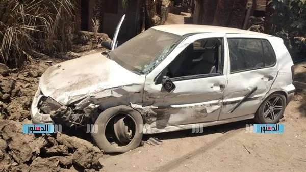 إصابة خمسة أفراد نتيجة حادث تصادم بين سيارتين على الطريق الصحراوي بالإسكندرية