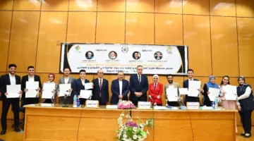 إفتتاح المعرض الفني لطلاب كلية التربية النوعية بجامعة أسيوط