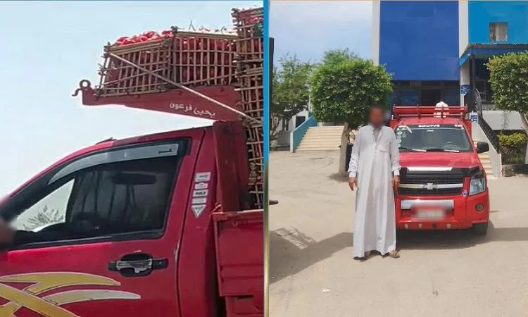 إلقاء القبض على سائق سيارة نقل يقوم بالقيادة بتهور ويمرر قدميه من نافذة السيارة في الشرقية إلقاء القبض على سائق سيارة نقل يقوم بالقيادة بتهور ويمرر قدميه من نافذة السيارة في الشرقية