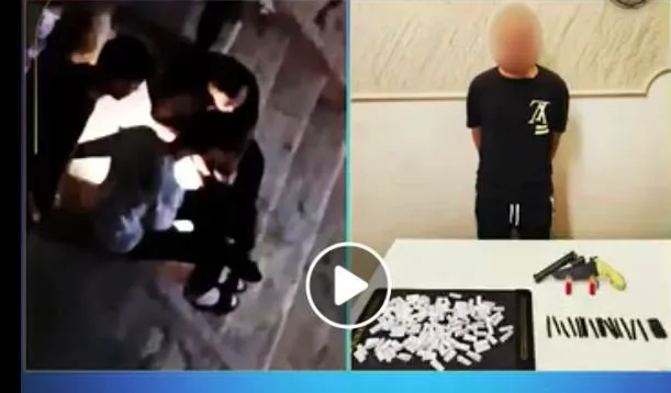 إلقاء القبض على شخص متهم بتجارة المخدرات في العبور إلقاء القبض على شخص متهم بتجارة المخدرات في العبور