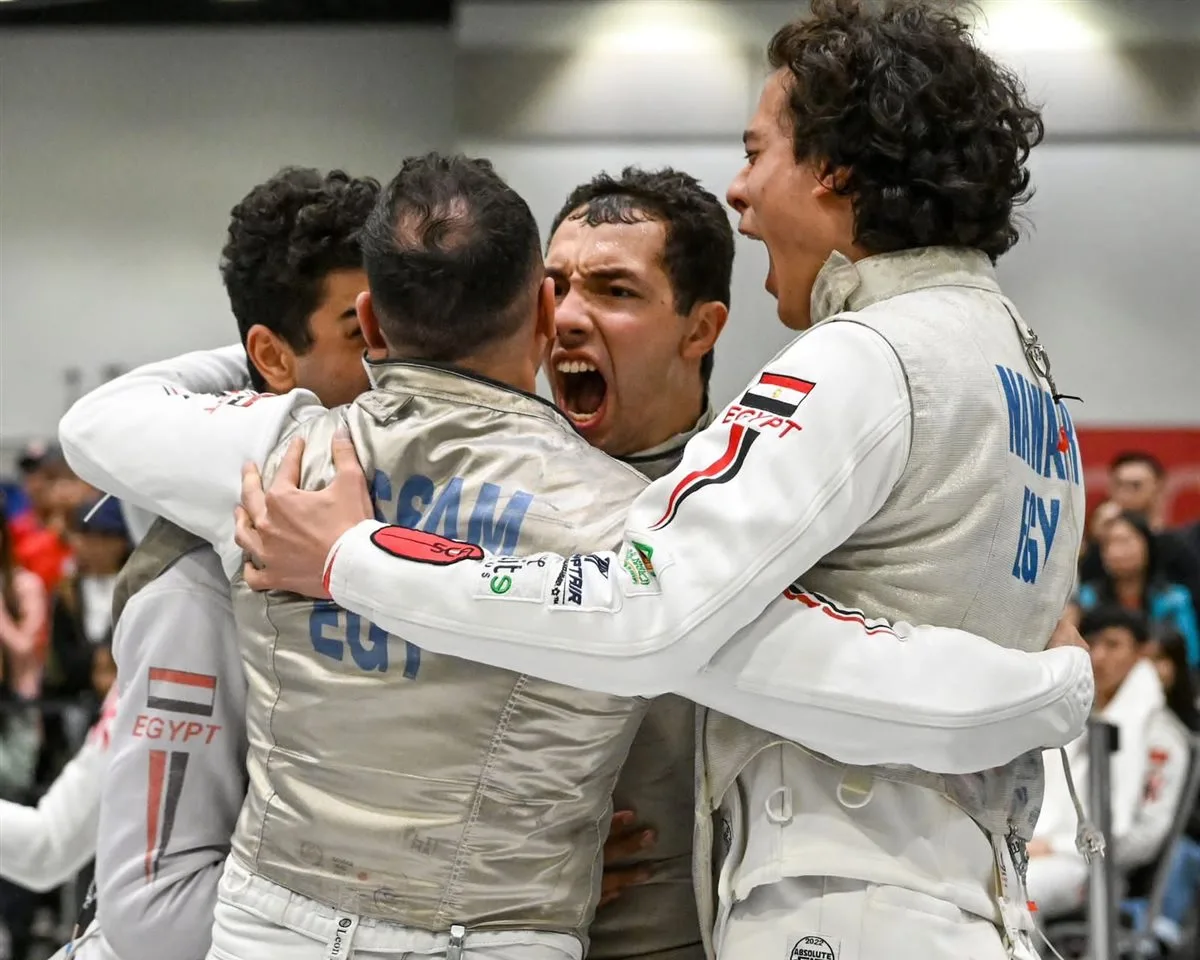 إنجاز.. منتخب سلاح الشيش يحقق المركز الرابع بكأس العالم إنجاز.. منتخب سلاح الشيش يحقق المركز الرابع بكأس العالم