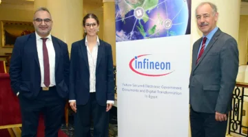 «إنفينيون» العالمية تتوسع في السوق المصرية لتقديم أحدث تقنيات أشباه الموصلات في مجال الهويات المؤمنة.