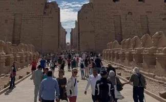 توافد أكثر من 20 ألف سائح على معبد الكرنك بالأقصر خلال أسبوع