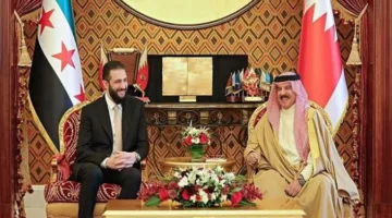 ملك البحرين والرئيس السوري يبحثان تعزيز العلاقات الثنائية في مختلف المجالات