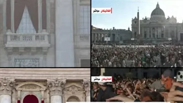 احتفالات وموسيقى داخل الفاتيكان بعد الإعلان عن انتخاب بابا جديد (بث مباشر) احتفالات وموسيقى داخل الفاتيكان بعد الإعلان عن انتخاب بابا جديد (بث مباشر)