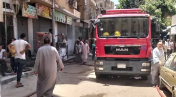 اندلاع حريق في شقة بجوار مطعم شبراوي بشارع الهرم