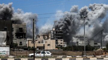 استشهاد 14 فلسطينيًّا في قصف الاحتلال الإسرائيلي على قطاع غزة