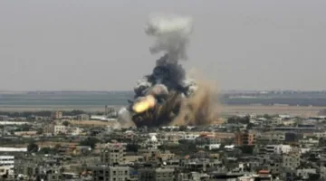 استشهاد 6 فلسطينيين في قصف إسرائيلي بوسط قطاع غزة