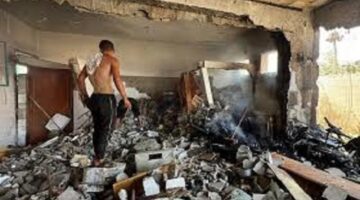استشهاد 9 فلسطينيين بينهم طفلان إثر قصف الاحتلال منزلا في جباليا