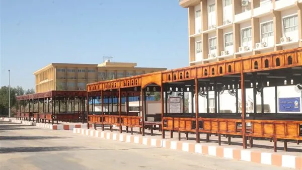 استعدادًا لفصل الصيف.. جامعة قنا تنتهي من إنشاء مظلات جديدة استعدادًا لفصل الصيف.. جامعة قنا تنتهي من إنشاء مظلات جديدة
