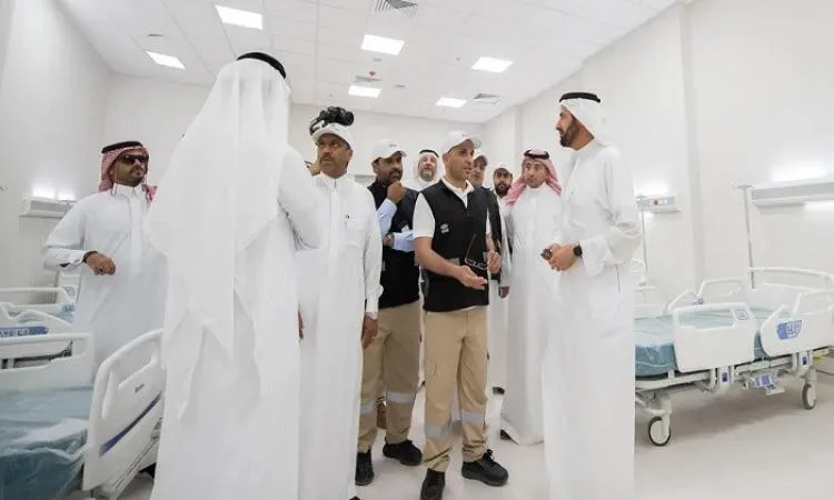 افتتاح مستشفى طوارئ حديث في منى و71 مركزاً إسعافياً بمسارات المشاعر المقدسة. افتتاح مستشفى طوارئ حديث في منى و71 مركزاً إسعافياً بمسارات المشاعر المقدسة.