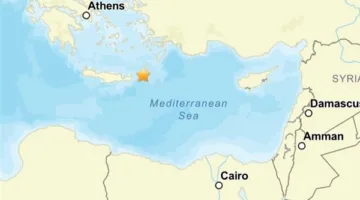 الأبحاث الفلكية: زلزال بقوة 6.4 يضرب على بعد 421 كيلومترًا من شمال مطروح ويؤثر على سكان المحافظات
