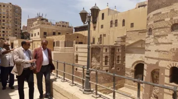 الأعلى للآثار يتفقد منطقة حصن بابليون بمصر القديمة تمهيدًا لافتتاحه الرسمي | صور