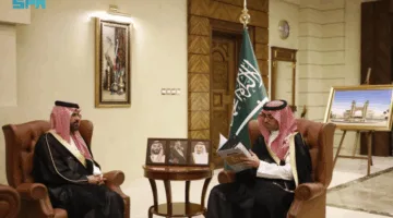 الأمير سعود بن جلوي يرحب برئيس جامعة جدة