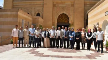 الأمين العام للمجلس الأعلى للآثار يزور المنطقة التاريخية في مجمع الأديان.