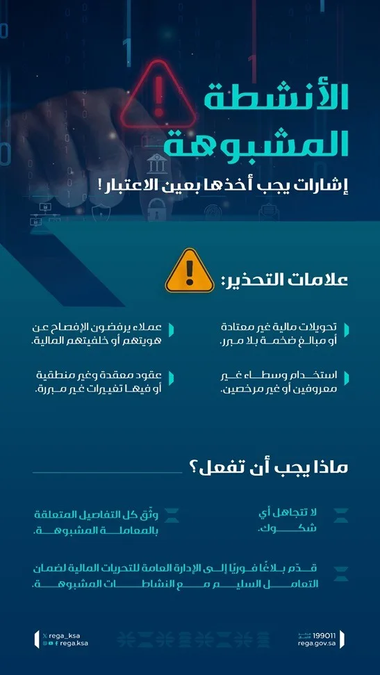 الأنشطة غير القانونية: مؤشرات ينبغي الانتباه لها وطرق التعامل معها من قبل الهيئة العامة للعقار