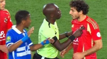 الاتحاد الإفريقي يعلق نشاط الحكم التشادي بعد حادثة دفع محمد هاني