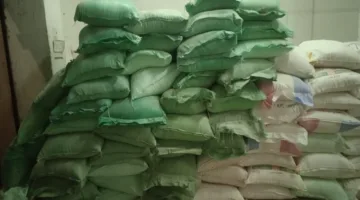 التحفظ على 14 طن دقيق بلدي قبل تهريبه في السوق السوداء