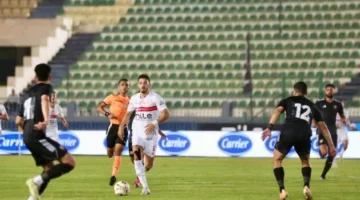التعادل المثير ينتهي به الشوط الأول بين الزمالك وبتروجت في الدوري «فيديو»