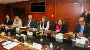 التنمية المحلية تبحث مع الرقابة المالية التعاون والاستفادة من الخدمات غير المصرفية