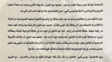 «الجمهور» ينشر مستندات هامة بخصوص أزمة زواج بوسي شلبي من محمود عبد العزيز