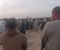 الجميع يتألم لفقدانه.. وداع جثمان “نجاح” ضحية بئر نجع حظ في المنيا.