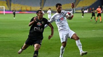 الحكم يلغي هدف ناصر الزمالك في شباك المصري بعد العودة لتقنية الـ VAR