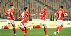 الدقيقة 57.. وسام أبو علي يسجل هدف ثالث للأهلي أمام المصري