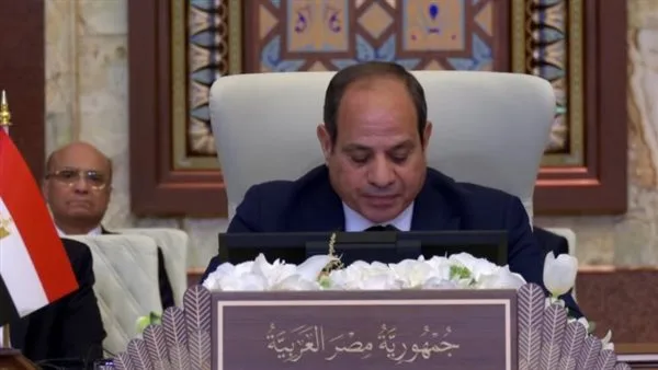 الرئيس السيسي: السودان يواجه مرحلة صعبة تهدد تماسكه الوطني