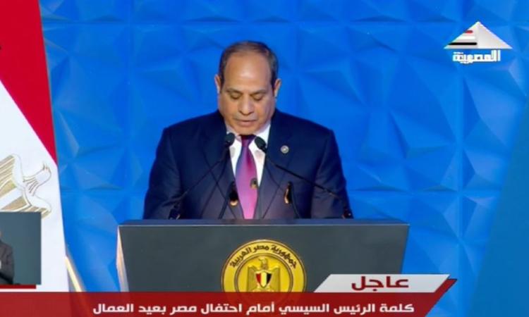 الرئيس السيسي: سطر عمال مصر عبر التاريخ أروع صفحات البذل والعطاء