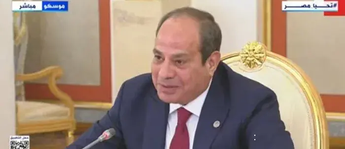 الرئيس السيسي لـ نظيره الروسي: مصر تعتز بالعلاقات مع موسكو الرئيس السيسي لـ نظيره الروسي: مصر تعتز بالعلاقات مع موسكو